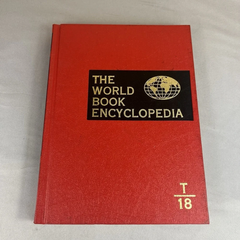 1970 The World Book Encyclopedia Volume T-18 Hardcover Vintage Book